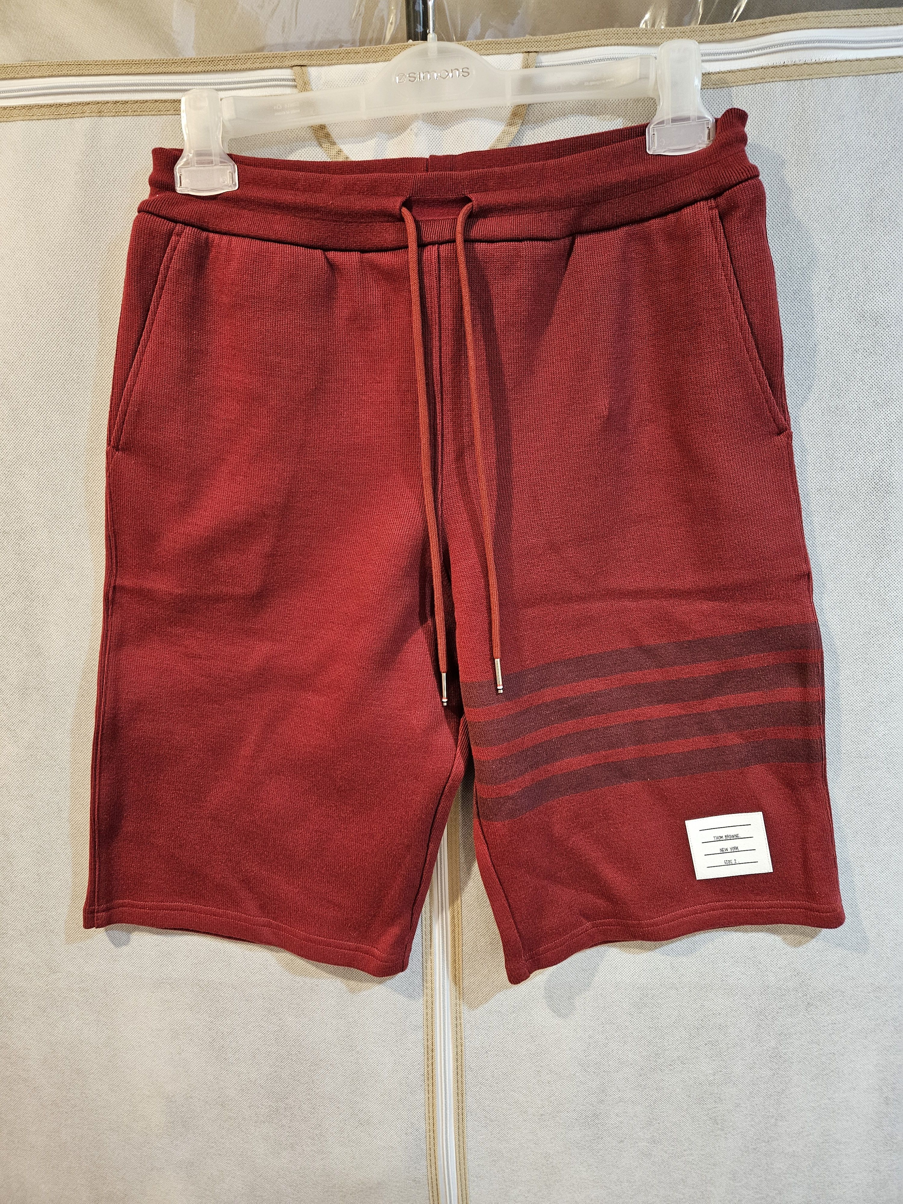 Thom Browne Double Face Knit 4-Bar Sweatshorts Size 2 Size US 30 / EU 46 - 4 Thumbnail