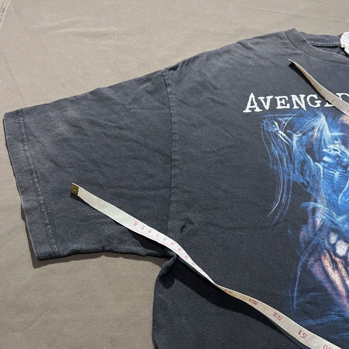 Band Tees Vintage Y2K Avenged Sevenfold A7X 2XL Thrashed Faded Metal Size US XXL / EU 58 / 5 - 8 Thumbnail