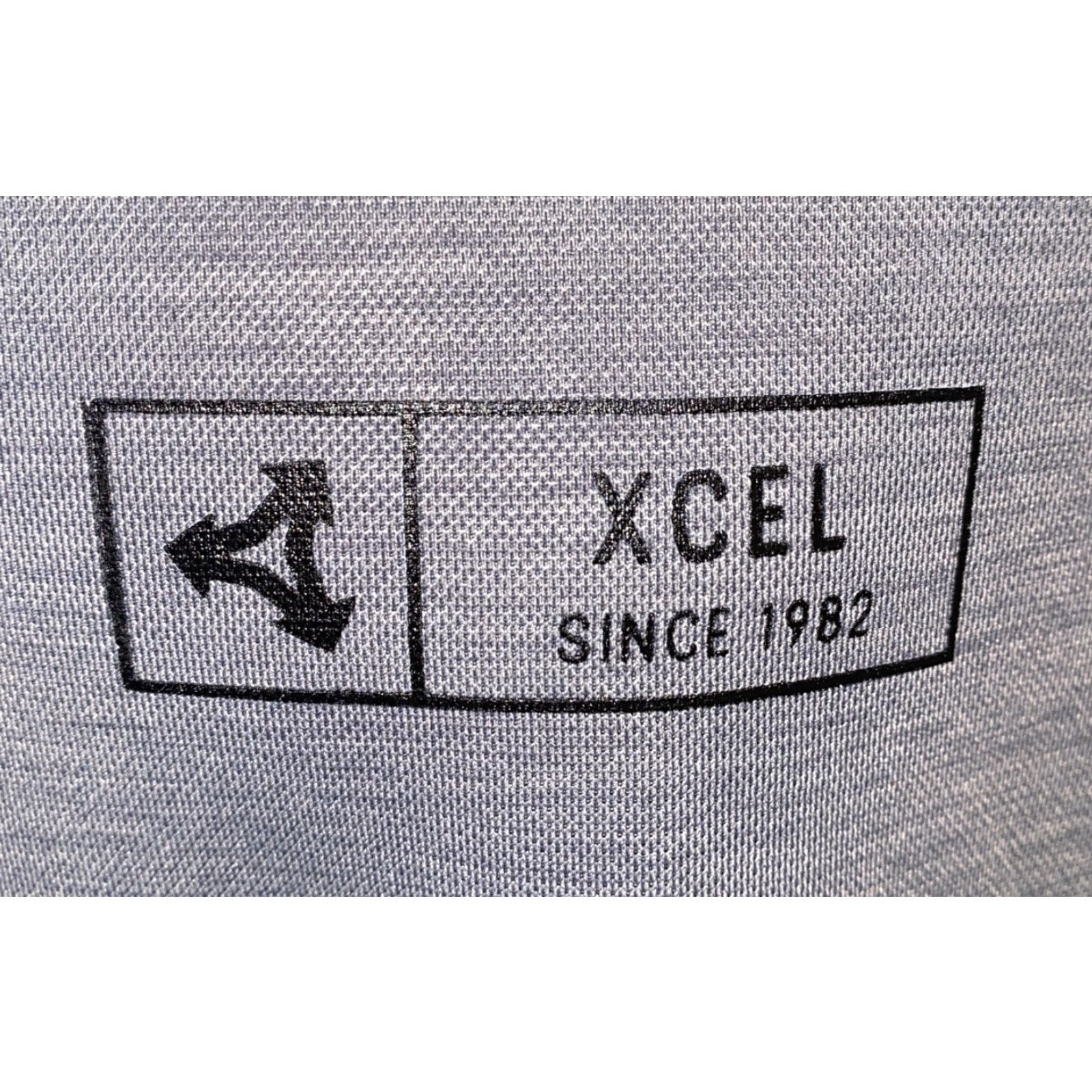 Vintage XCEL Mens Gray Short Sleeve T-Shirt UVA BLOCK Size L Polyester/Spandex Size US L / EU 52-54 / 3 - 3 Thumbnail