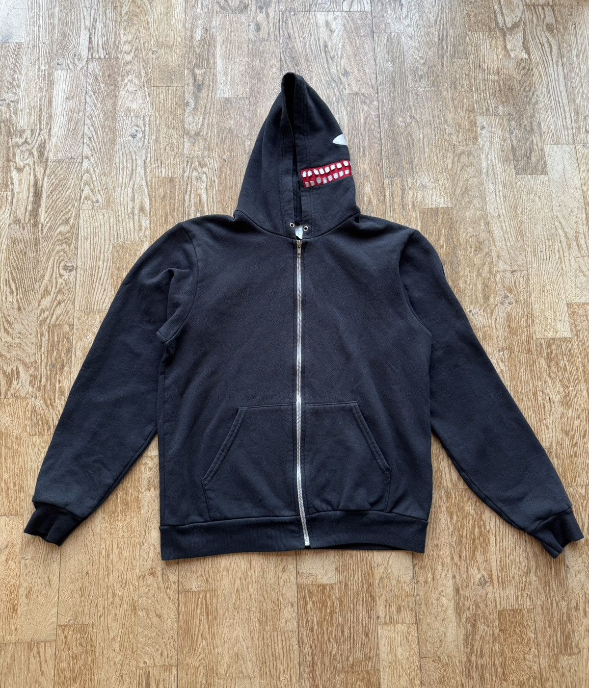 Vintage RARE BASQUIAT SHARK VINTAGE MALA NEW YORK ZIP SWEATSHIRT Size US M / EU 48-50 / 2 - 1 Thumbnail