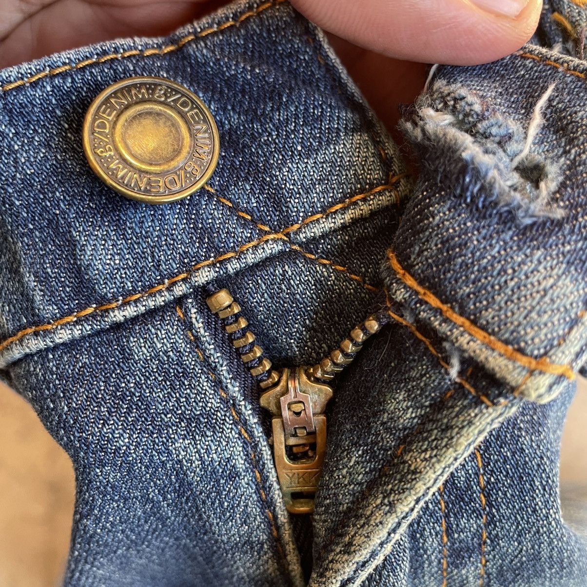 Japanese Brand 🔥🇯🇵Vintage Good Day Japan Made Stoned Washed Denim Jeans Size US 32 / EU 48 - 11 Thumbnail