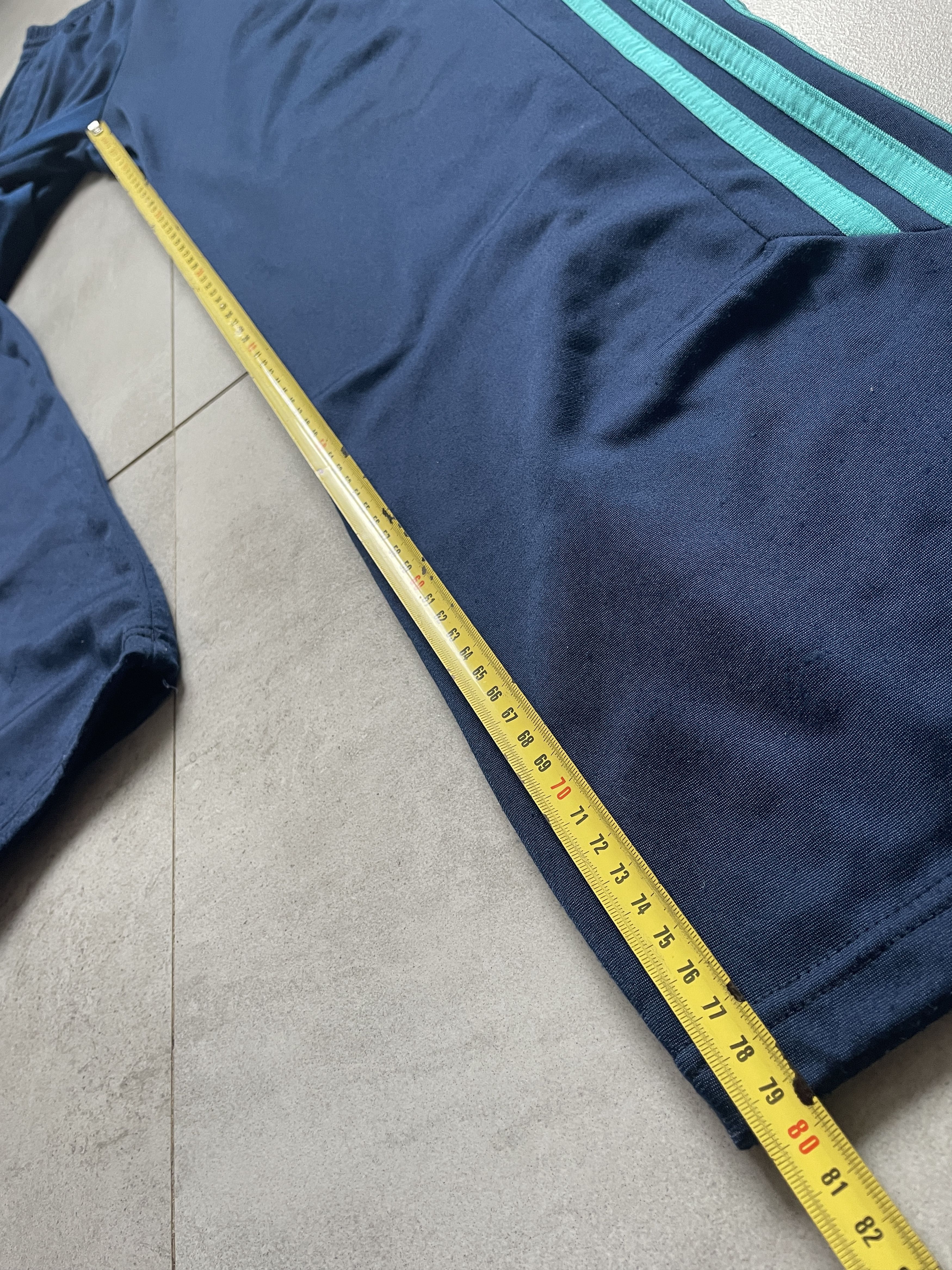 Adidas Y2K ADIDAS NAVY TEAL BLOKECORE TRACKSUIT Size US XL / EU 56 / 4 - 8 Thumbnail