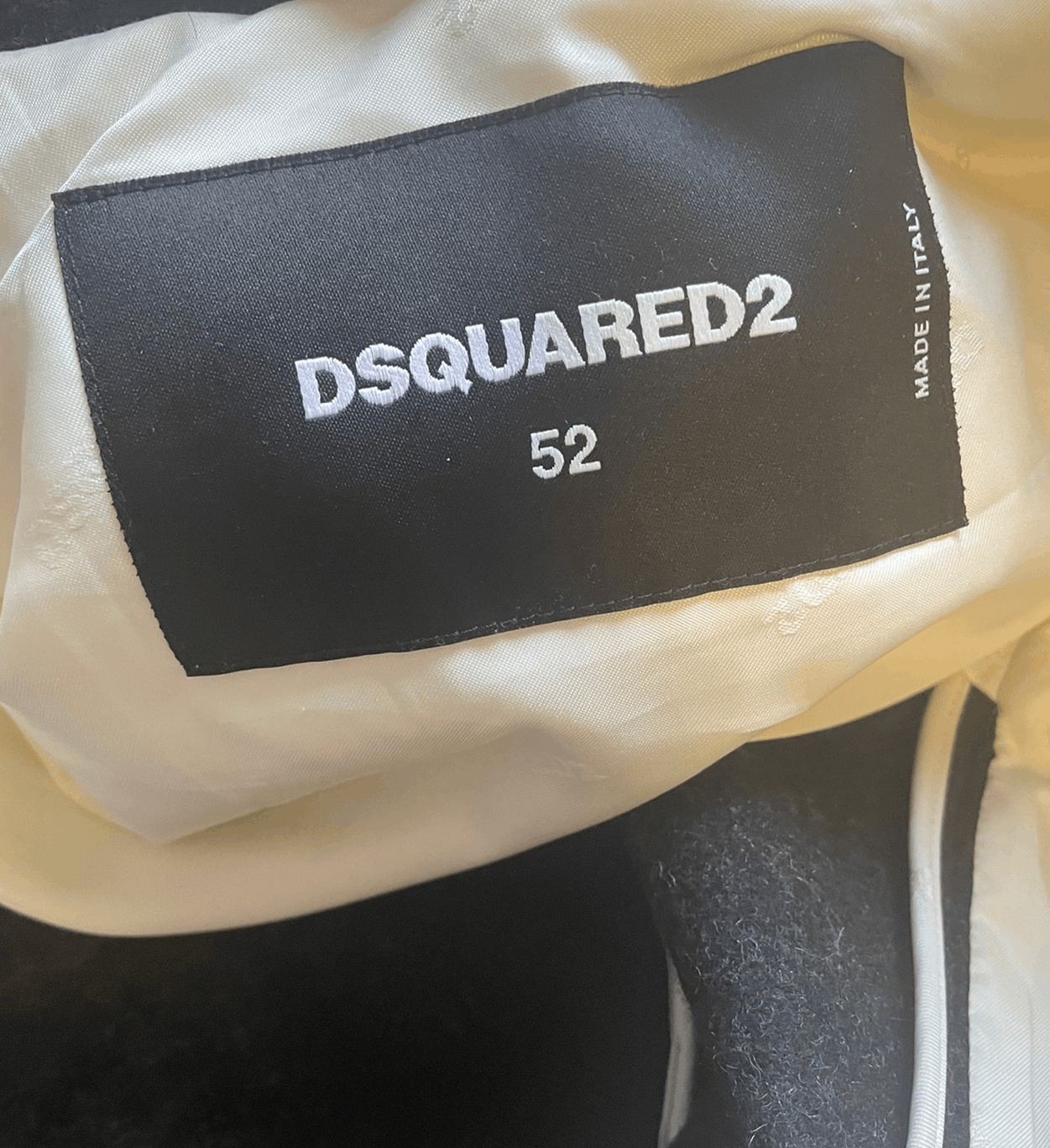 Dsquared2 DSQUARED2 black wool coat jacket size 52 Size US L / EU 52-54 / 3 - 3 Thumbnail