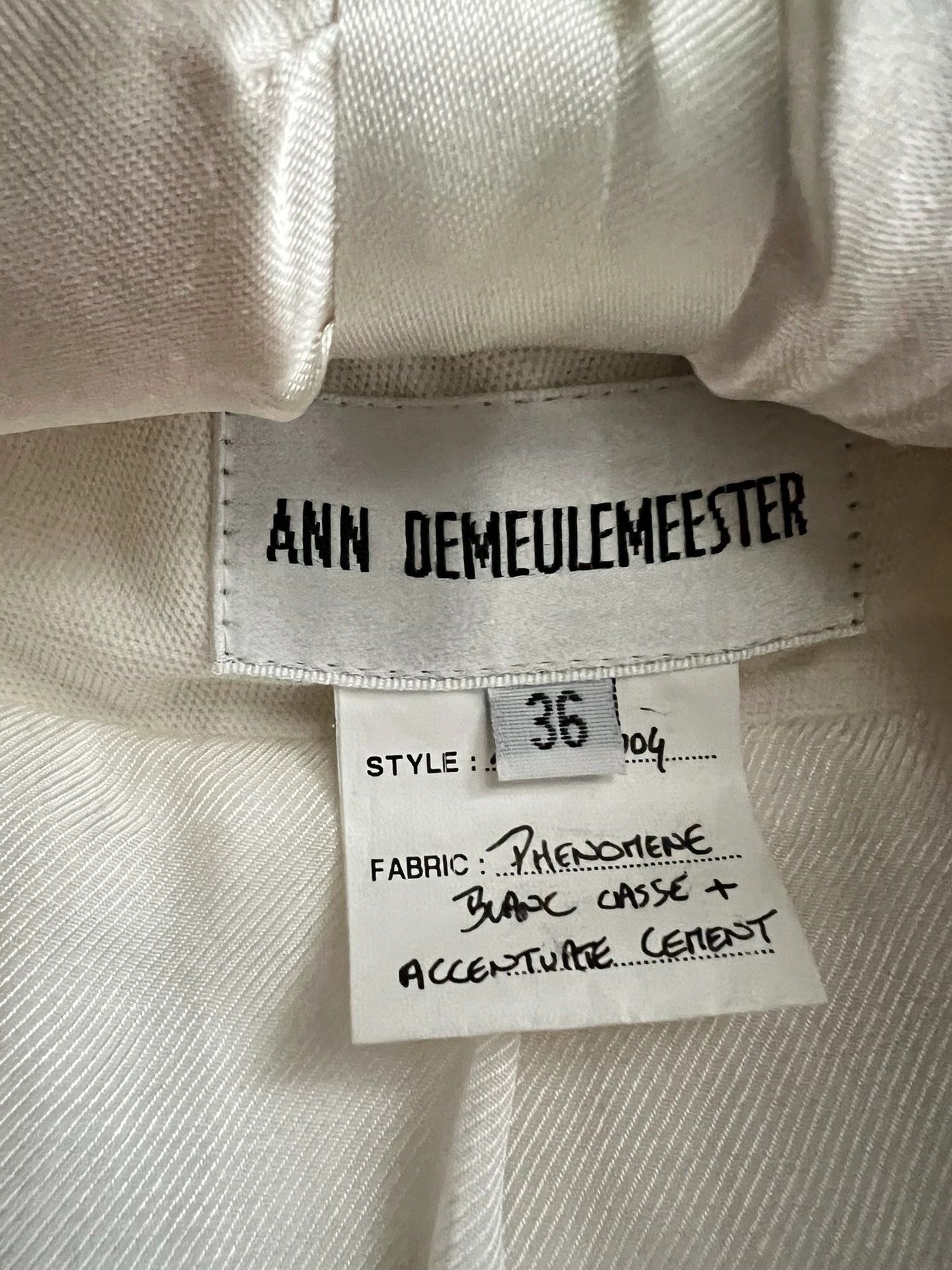Ann Demeulemeester ANN DEMEULEMEESTER white jacket Size M / US 6-8 / IT 42-44 - 9 Thumbnail