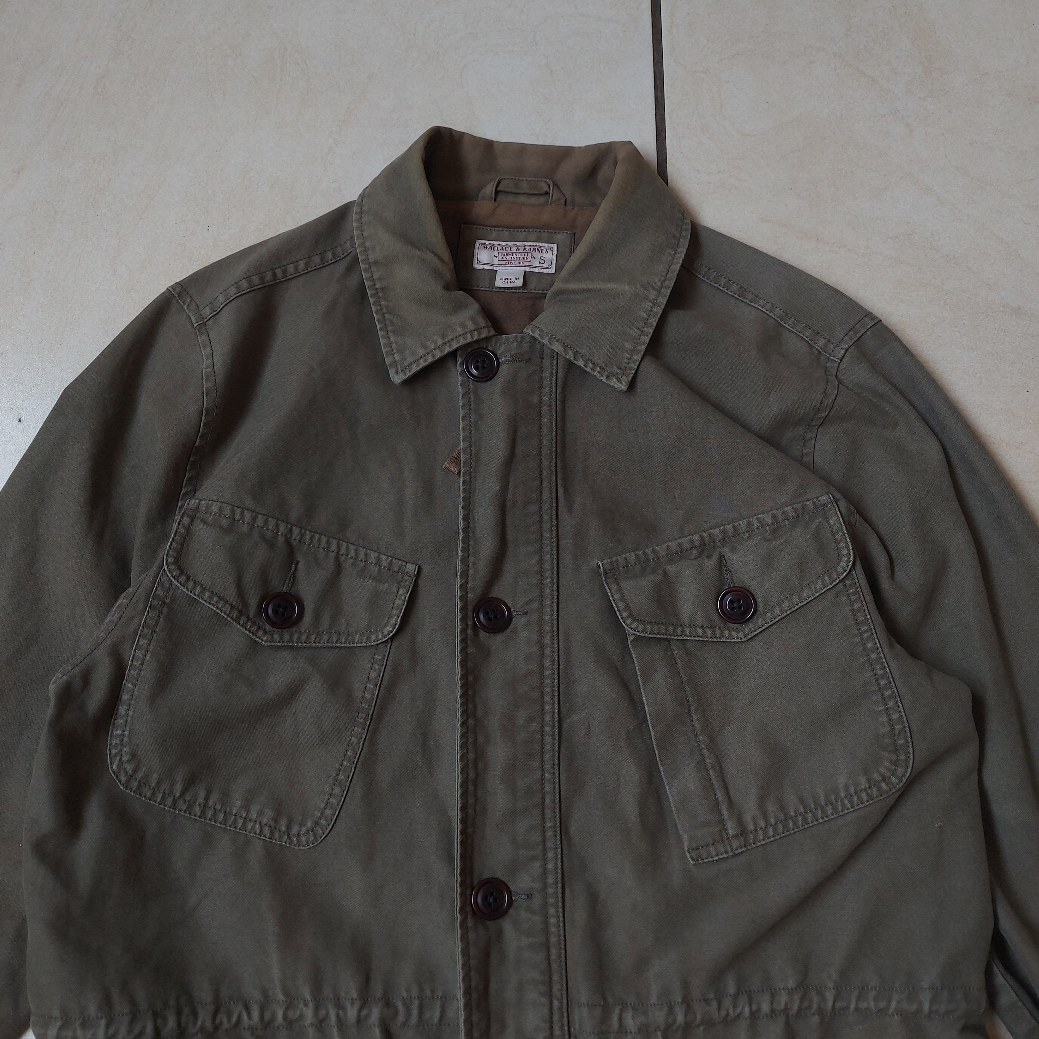 Wallace & Barnes Wallace & Barnes Military field full zip jacket Size US S / EU 44-46 / 1 - 7 Thumbnail
