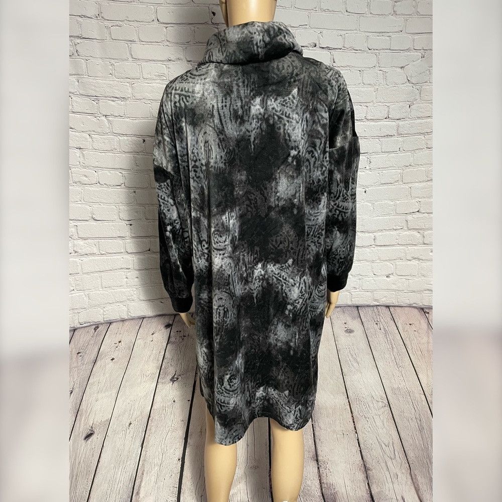 Donna Karan Donna Karan Sleepwear Cowl Neck Brushed Tie Dye Top Sweatsh Size S / US 4 / IT 40 - 4 Thumbnail