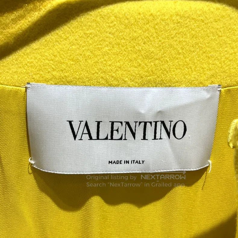 Valentino Valentino Yellow beaded embroidered floral cape coat Size XS / US 0-2 / IT 36-38 - 3 Thumbnail