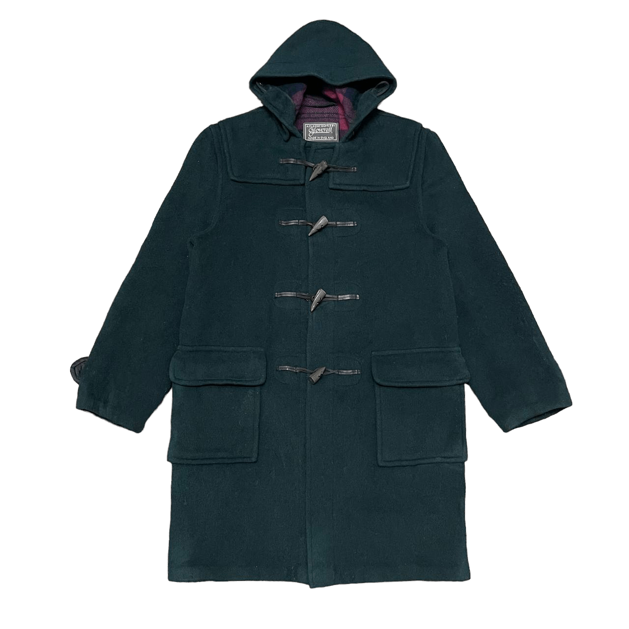 Gloverall Vintage Gloverall Wool Duffle Hooded Coat Size US M / EU 48-50 / 2 - 2 Thumbnail