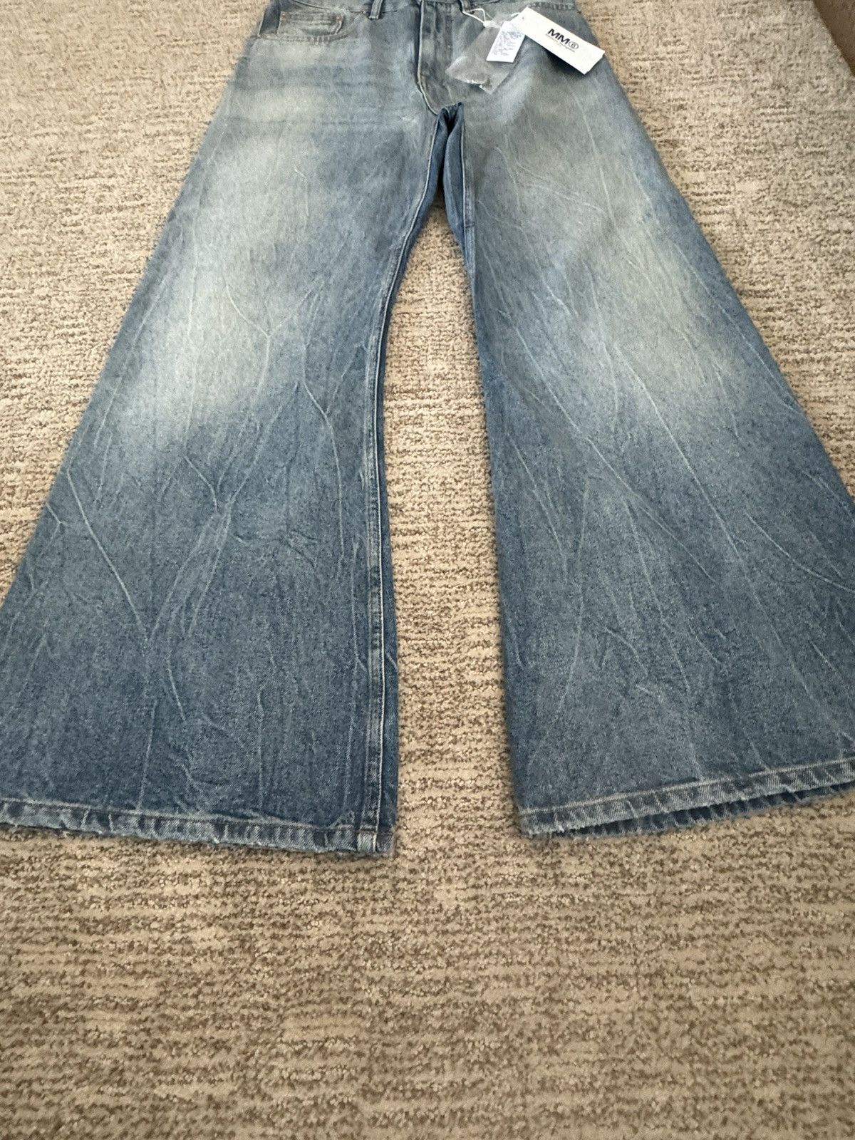 Balenciaga MM6 maison margiela blue oversized jeans Size US 28 / EU 44 - 2 Thumbnail