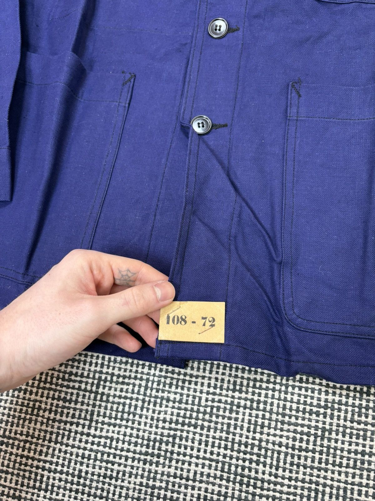 Le Laboureur 50s/60s S.N.C Saint James French Navy chore coat NOS Size US XL / EU 56 / 4 - 4 Thumbnail