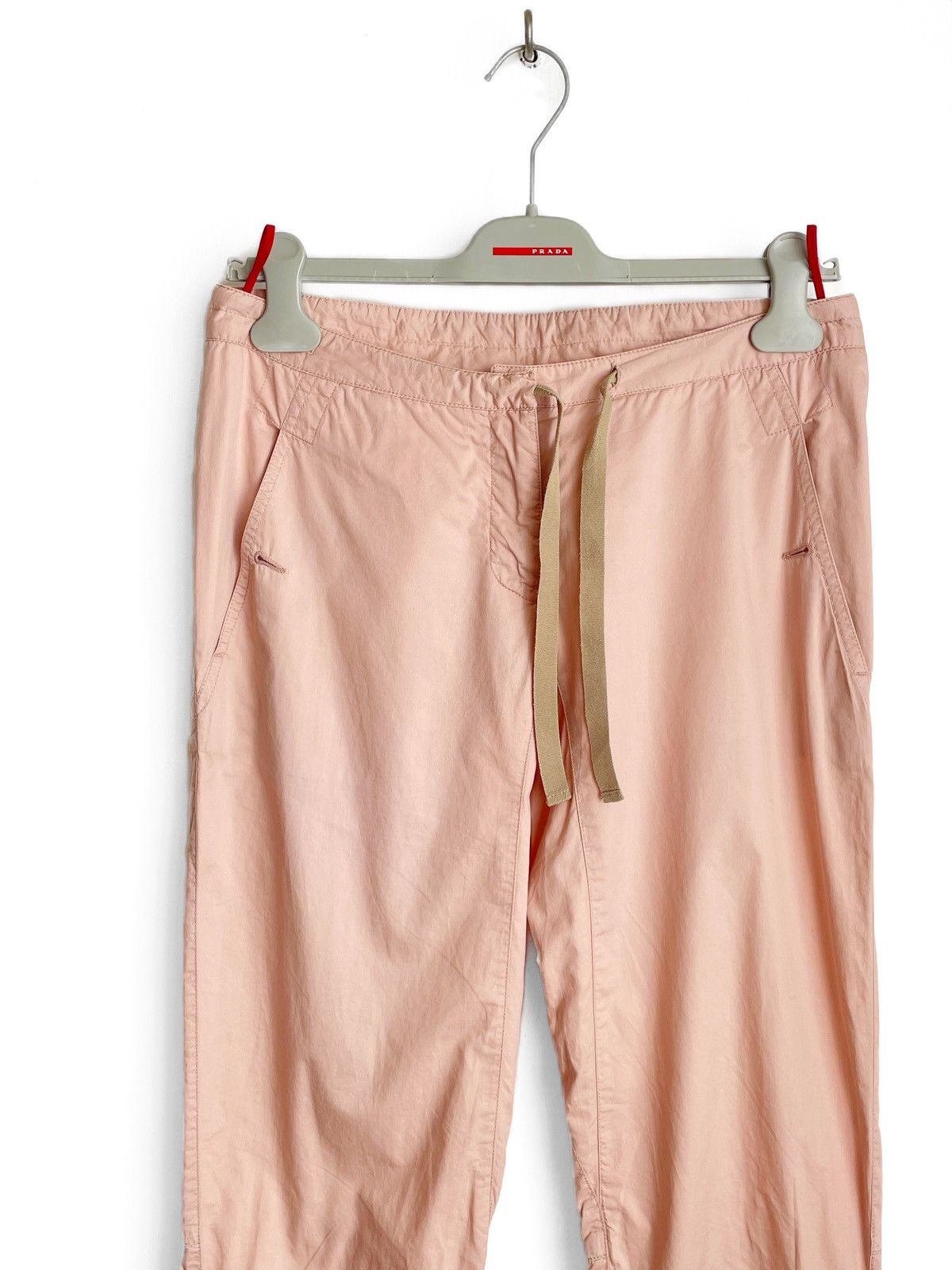 Prada Rare Prada Parachute Zipper Cargo Pants Pink, Size 44 Size 30" / US 8 / IT 44 - 2 Thumbnail
