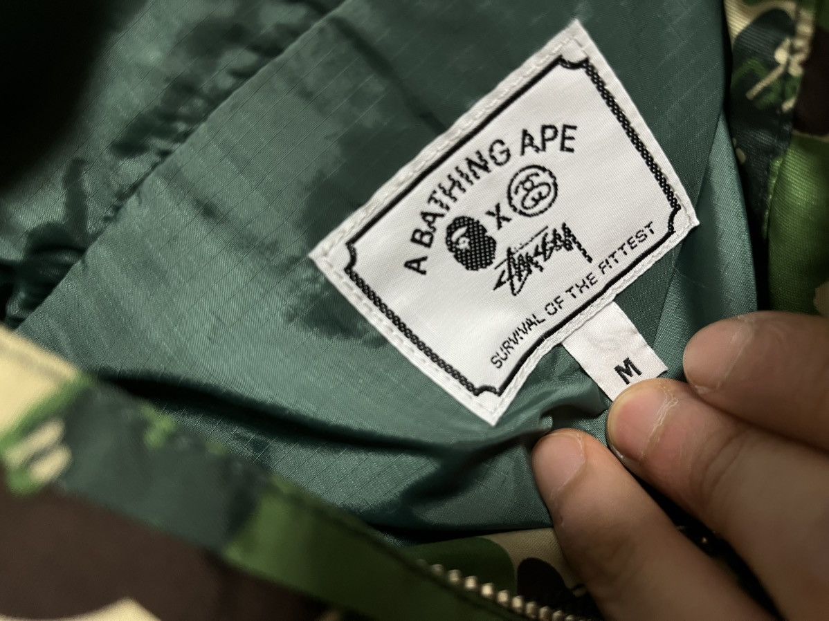 Bape × Stussy Bape x Stussy 'Survival of the Fittest' Snowboard Jacket Size US M / EU 48-50 / 2 - 9 Thumbnail
