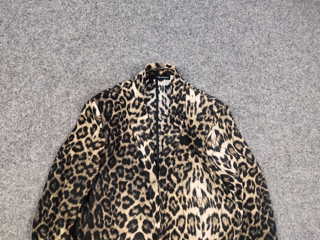 The Kooples The Kooples design Leopard print straight-cut Blazer Jacket Size S / US 4 / IT 40 - 4 Thumbnail