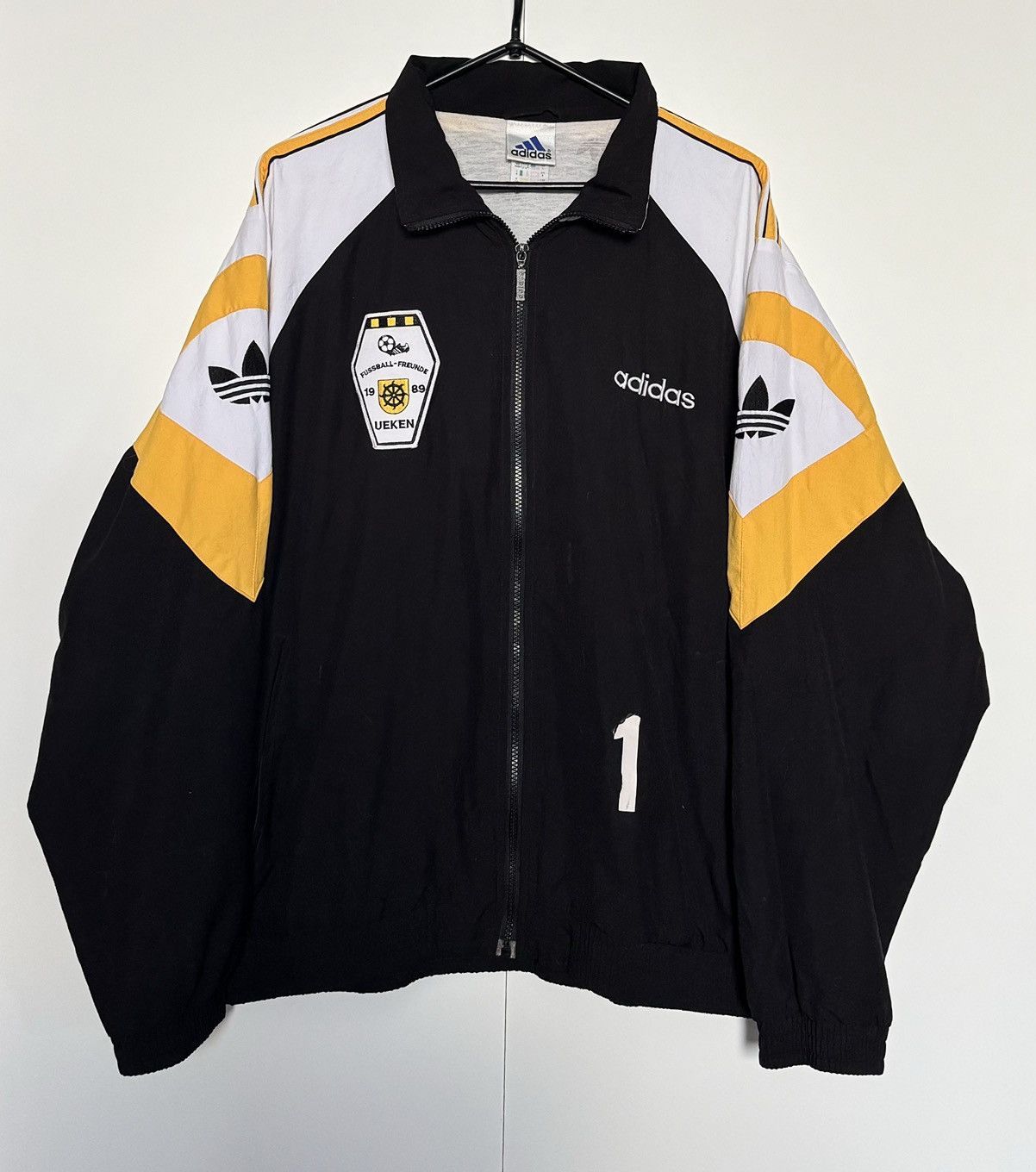 Adidas × Vintage Vintage 90s Adidas Track Jacket Size US L / EU 52-54 / 3 - 1 Thumbnail