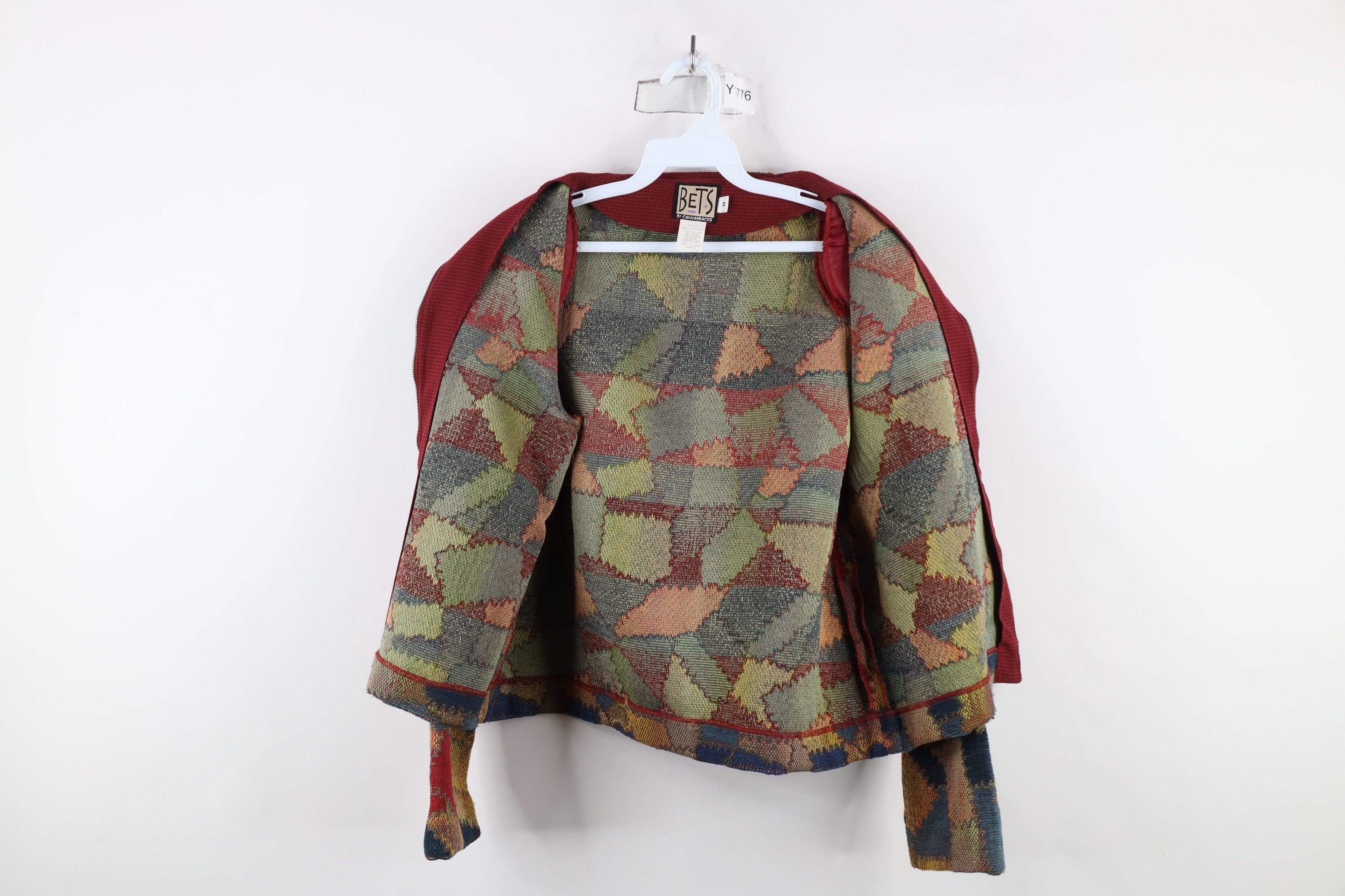 Vintage Vintage 90s Streetwear Patchwork Tapestry Full Zip Jacket Size M / US 6-8 / IT 42-44 - 8 Thumbnail