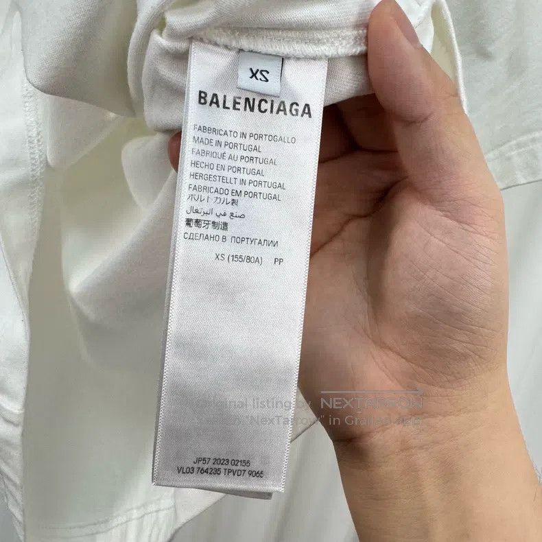 Balenciaga Balenciaga 3B Embroidered Letter Short Sleeve Size US XS / EU 42 / 0 - 6 Thumbnail