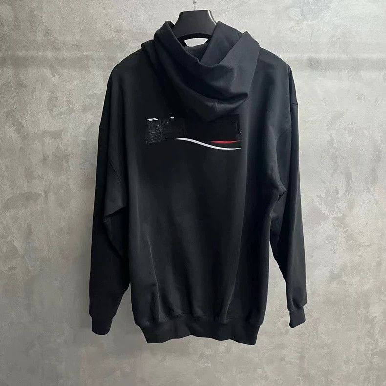 Balenciaga Balenciaga Grey solid logo print masked hoodie 2501-Nextarr Size US M / EU 48-50 / 2 - 8 Thumbnail