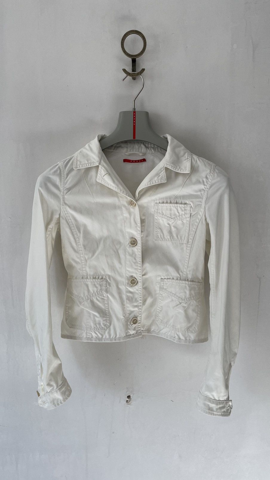 Prada prada slim fit nylon jacket Size S / US 4 / IT 40 - 1 Thumbnail