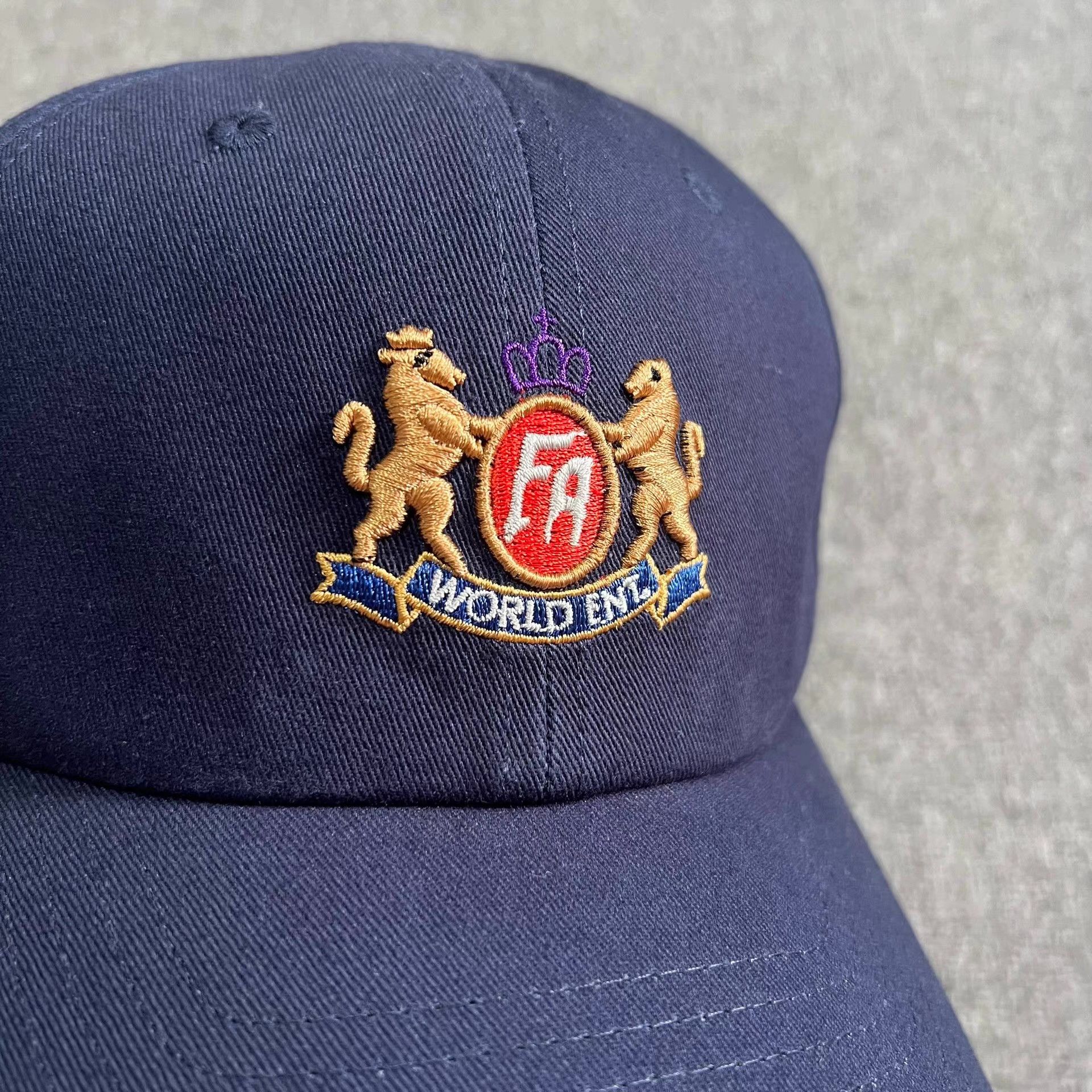 Fucking Awesome Fucking Awesome Washed Vintage Curved Brim Baseball Cap Q7 Size ONE SIZE - 2 Thumbnail
