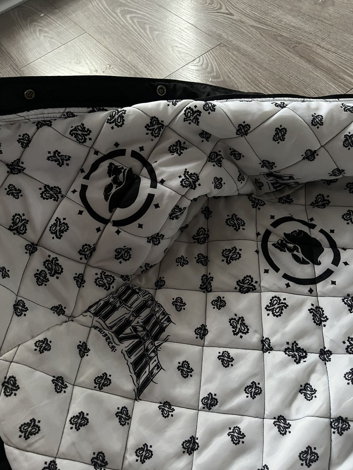 Affliction × Japanese Brand × Metal Mulisha ‼️Y2K Metal Mulisha Monogram Printed Back Logo Fure Jacket‼️ Size US M / EU 48-50 / 2 - 15 Thumbnail