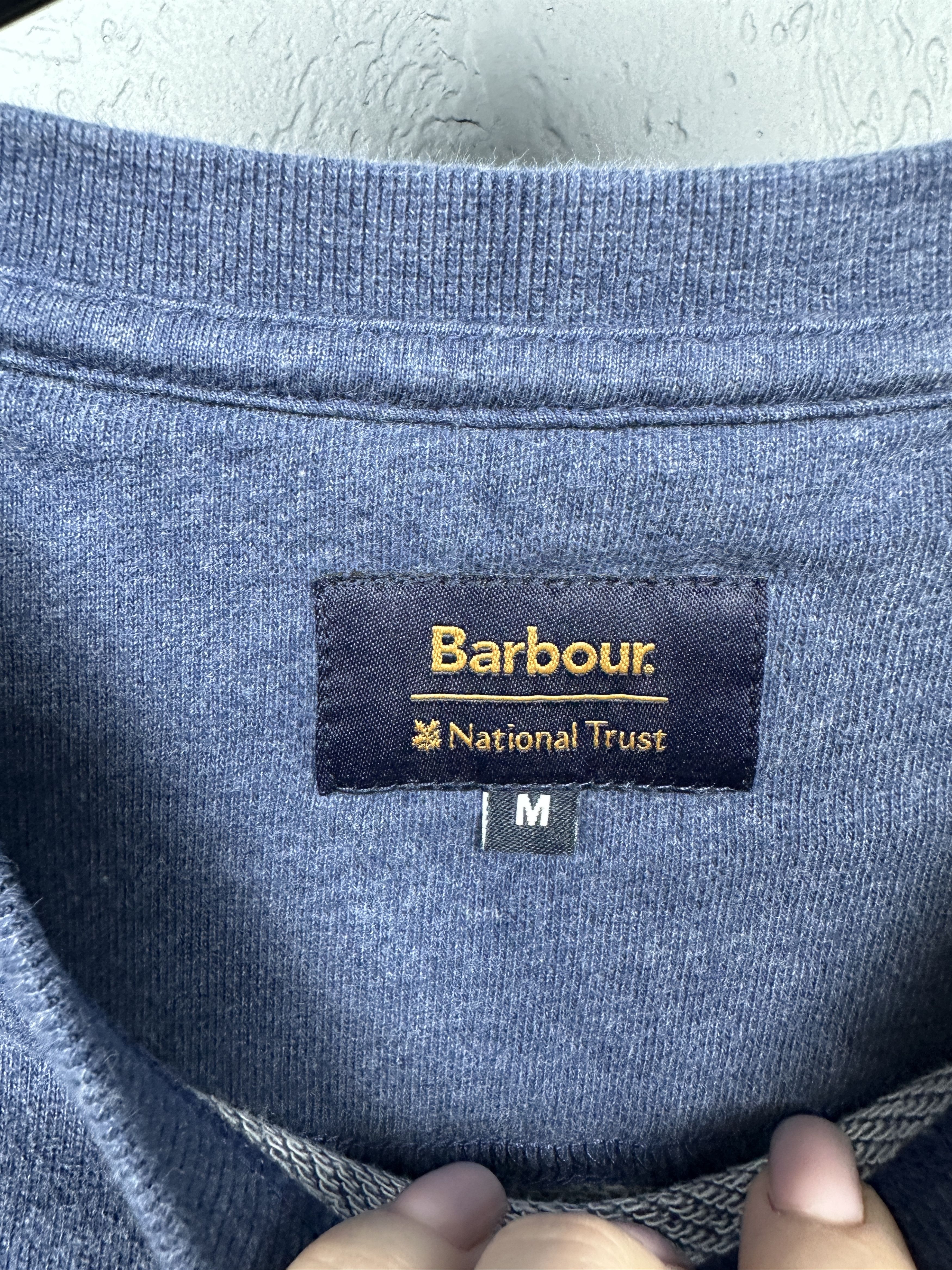 Barbour Barbour National Trust Mens Big Logo Sweatshirt Size US M / EU 48-50 / 2 - 4 Thumbnail