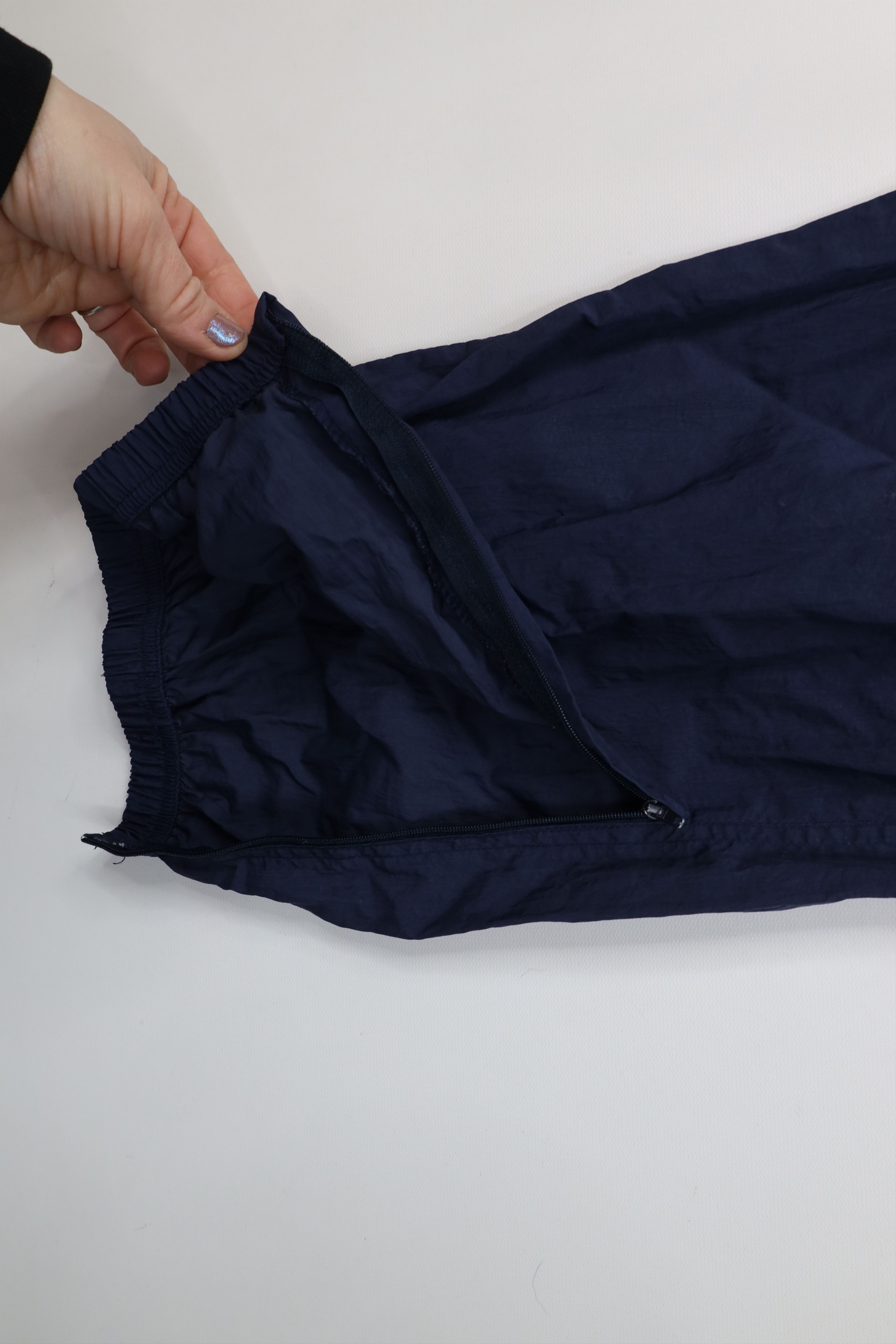 Reebok Vintage 90s Reebok Cuffed Windbreaker Joggers Pants Blue Size US 36 / EU 52 - 5 Thumbnail