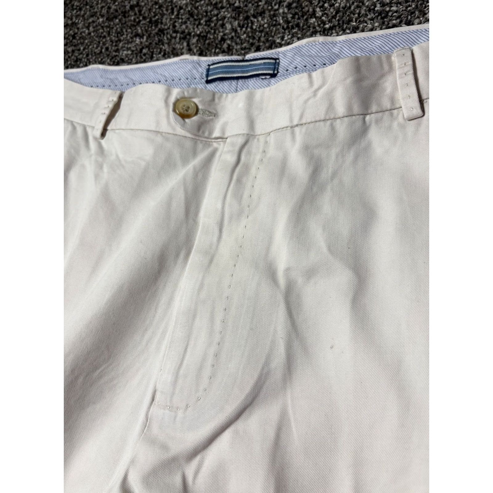Peter Millar Peter Millar Chino Pants Mens 40x32 Khaki Washed Straight Raleigh Twill MC00B84 Size US 40 / EU 56 - 5 Thumbnail