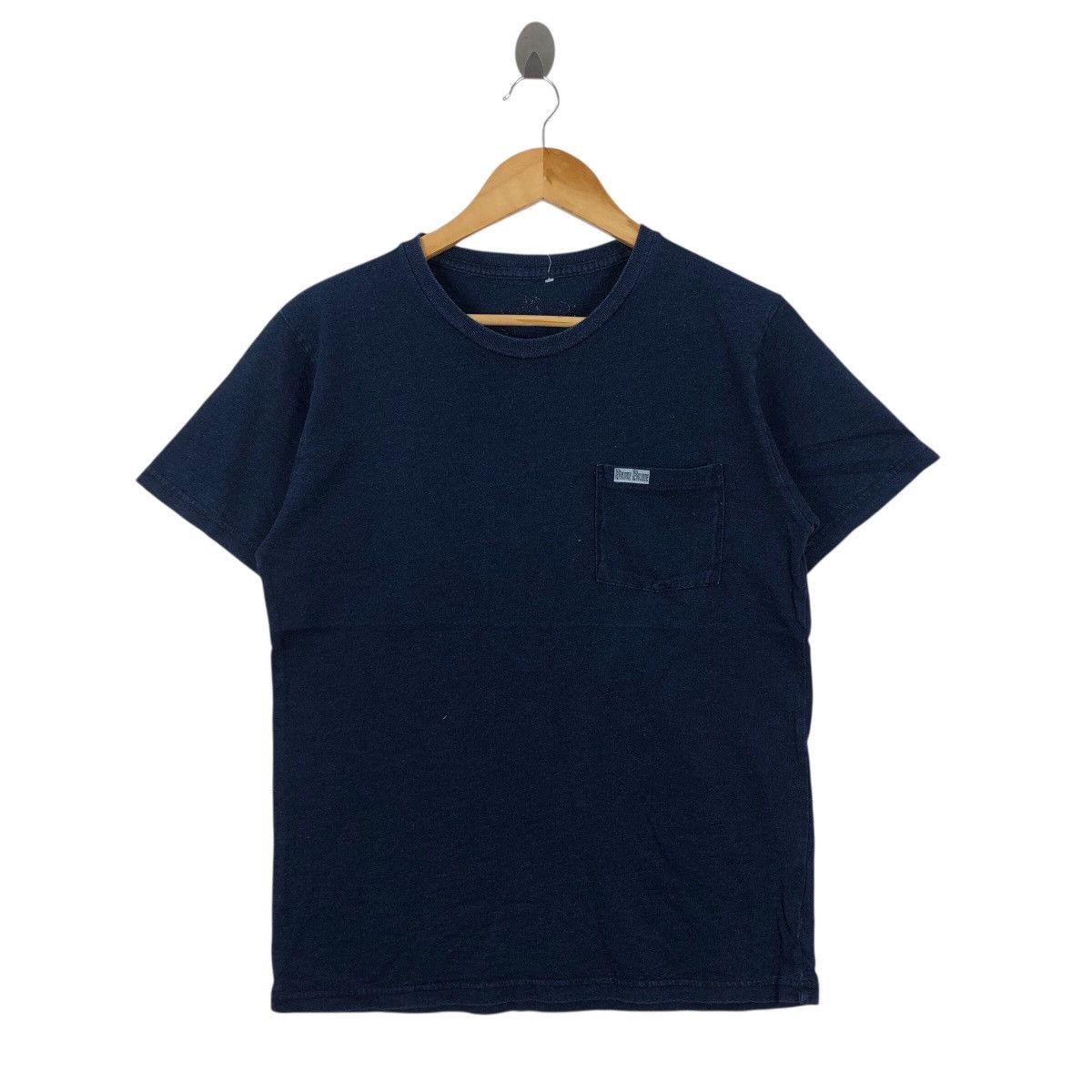 Blue Blue Japan BLUE BLUE Indigo Dye T Shirt Pocket Tee Size M Size US M / EU 48-50 / 2 - 1 Thumbnail