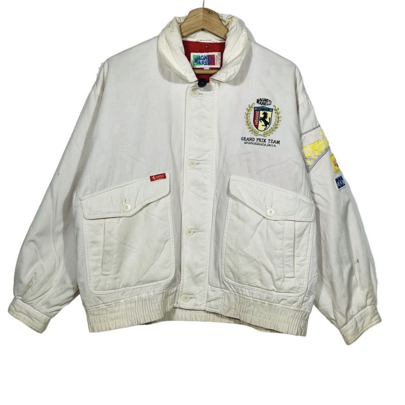 Vintage Vintage bomber jakcet magnet marelli ferrari Size US L / EU 52-54 / 3 - 1 Thumbnail