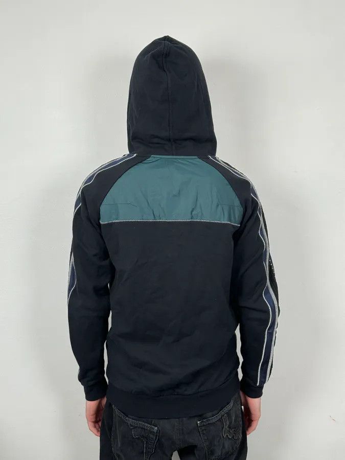 Dior AW2011 Dior Navy & Grey Studded Zip-up Hoodie Size US S / EU 44-46 / 1 - 3 Thumbnail