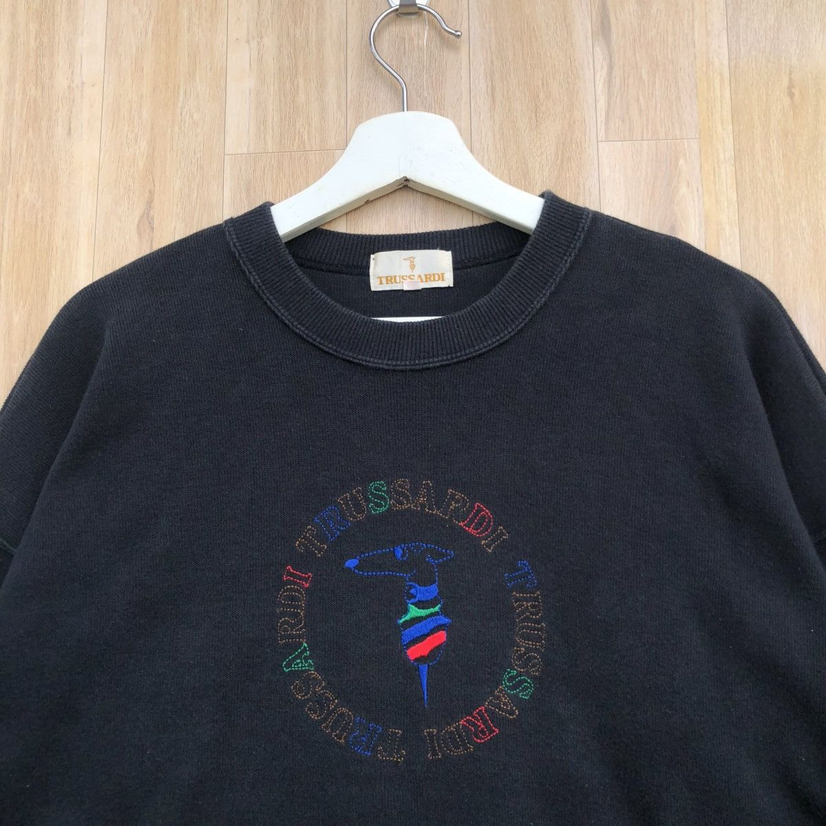 Trussardi Vintage Trussardi Italian Designer Sweatshirt Crewneck Size S / US 4 / IT 40 - 3 Thumbnail