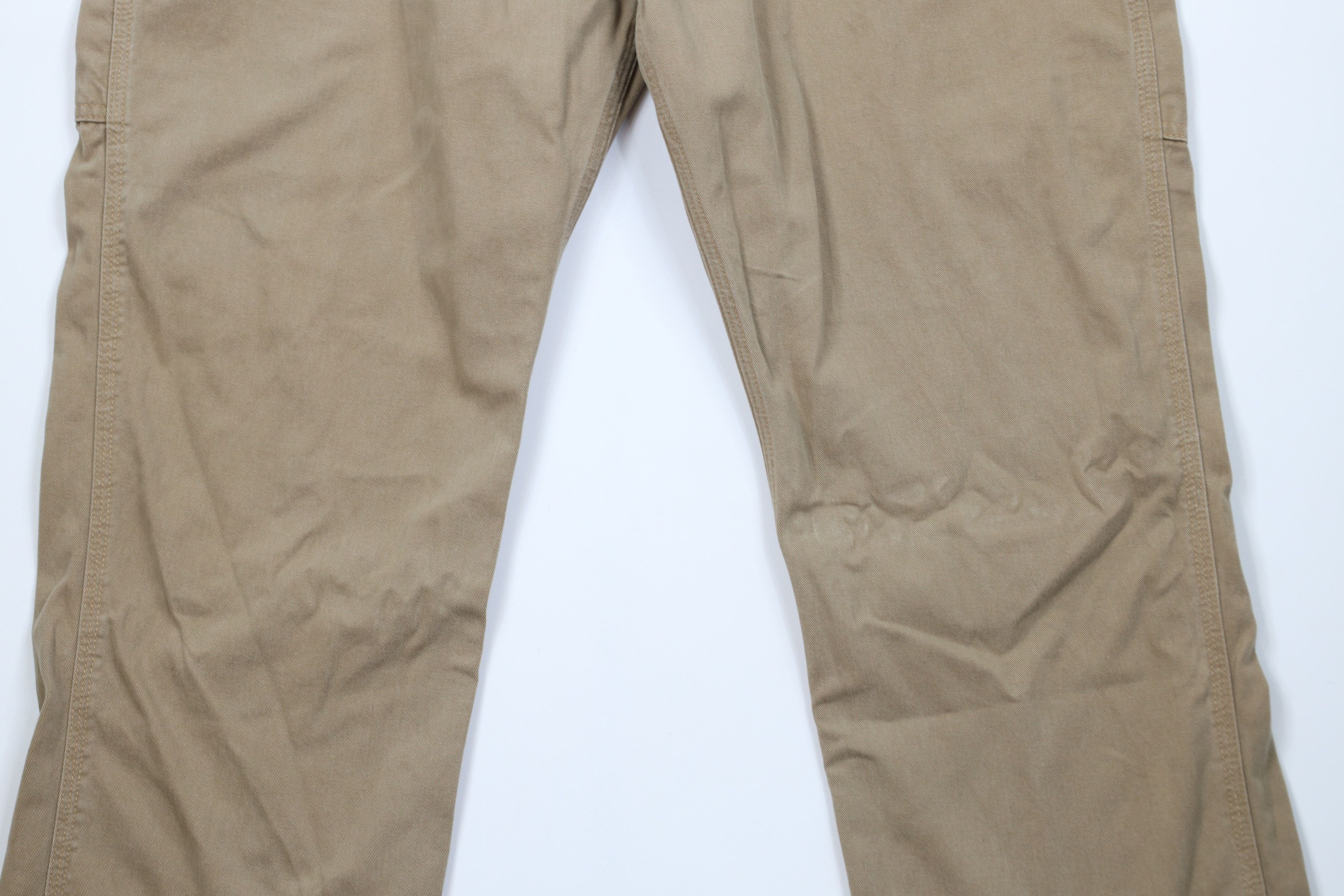 Carhartt Vintage Y2K Carhartt Spell Out Wide Leg Dungaree Pants Khaki Size US 40 / EU 56 - 3 Thumbnail