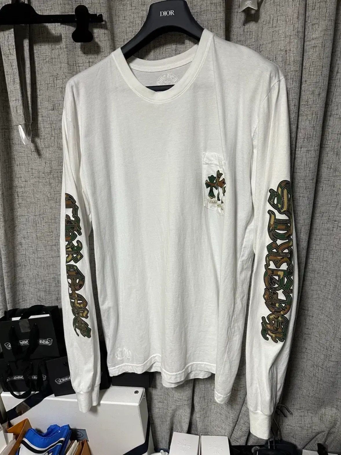 Chrome Hearts Camouflage Horseshoe Longsleeve Tee Size US XXL / EU 58 / 5 - 2 Thumbnail