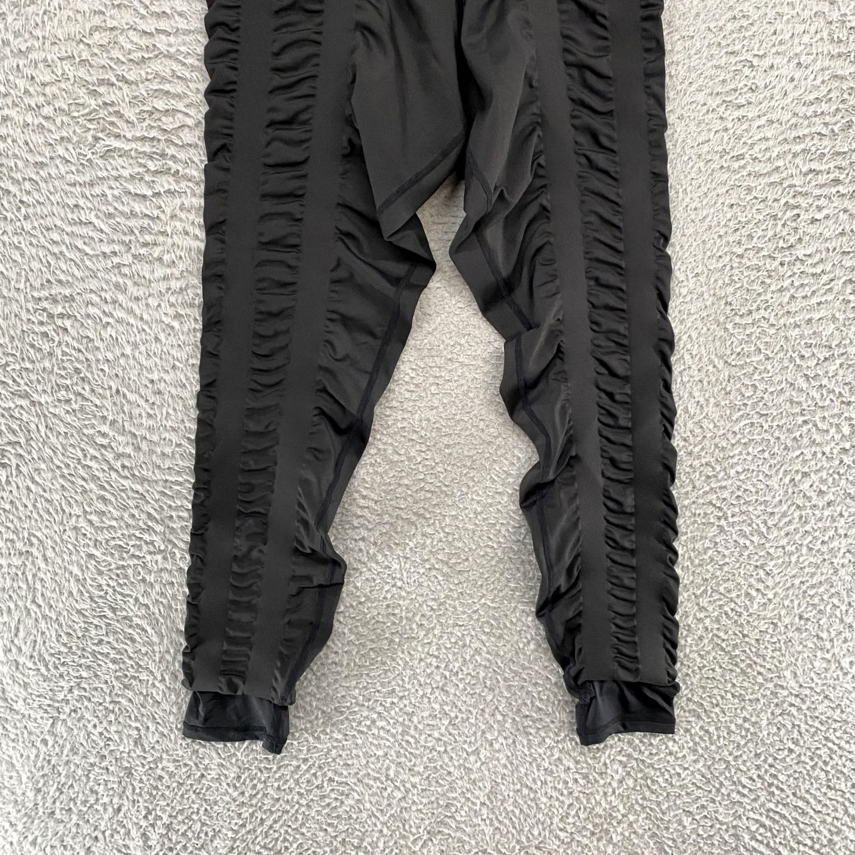 Vintage VINTAGE SKINNIFY Leggings Womens Large Black High Rise Ruched Harem Shaping Jogger Size 36" / US 14 / IT 50 - 3 Thumbnail