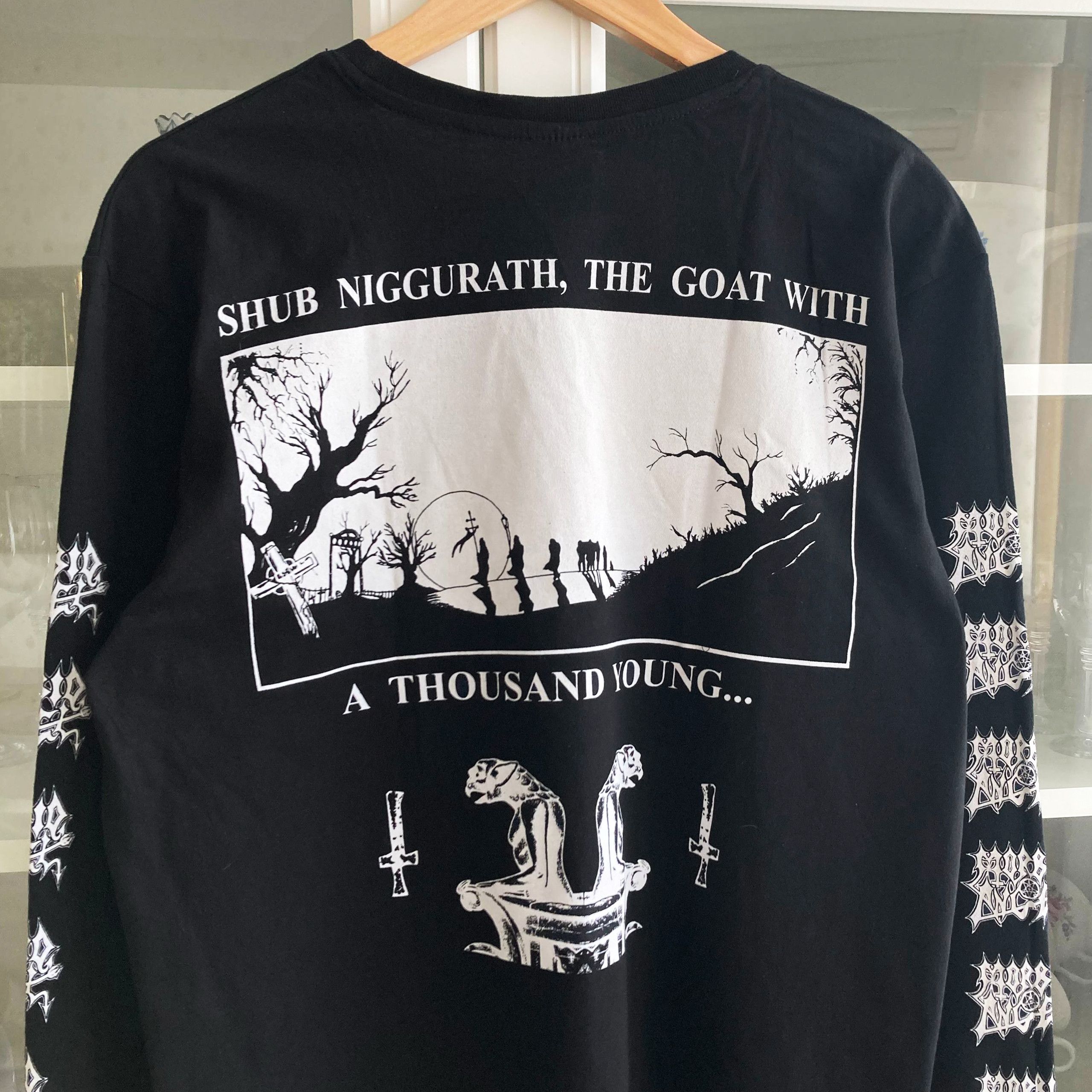 Band Tees Long Sleeve Morbid Angel - Abominations Of Desolation Size US L / EU 52-54 / 3 - 6 Thumbnail