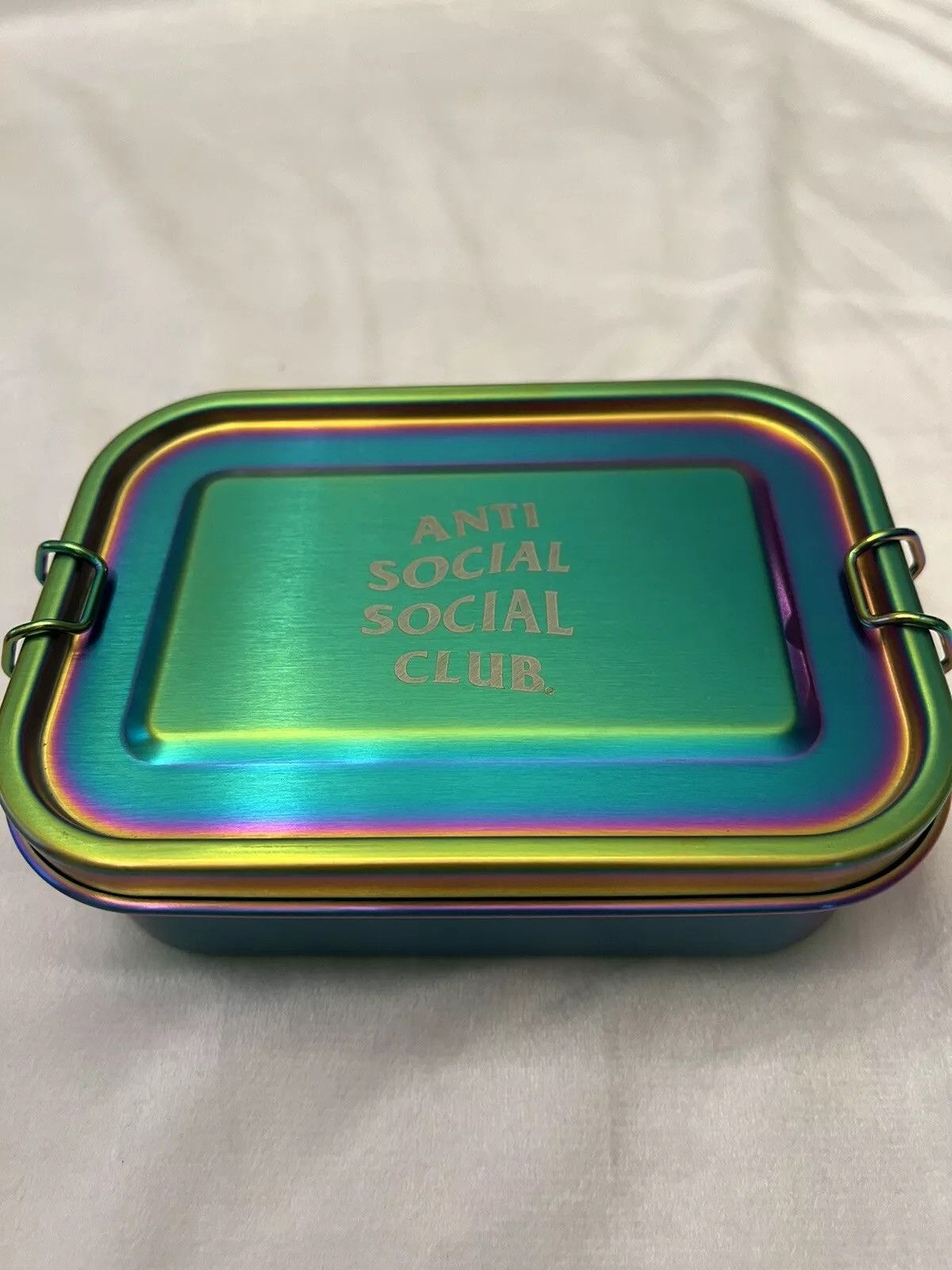 Anti Social Social Club Anti Social Social Club Tin Container Storage Box Size ONE SIZE - 4 Thumbnail