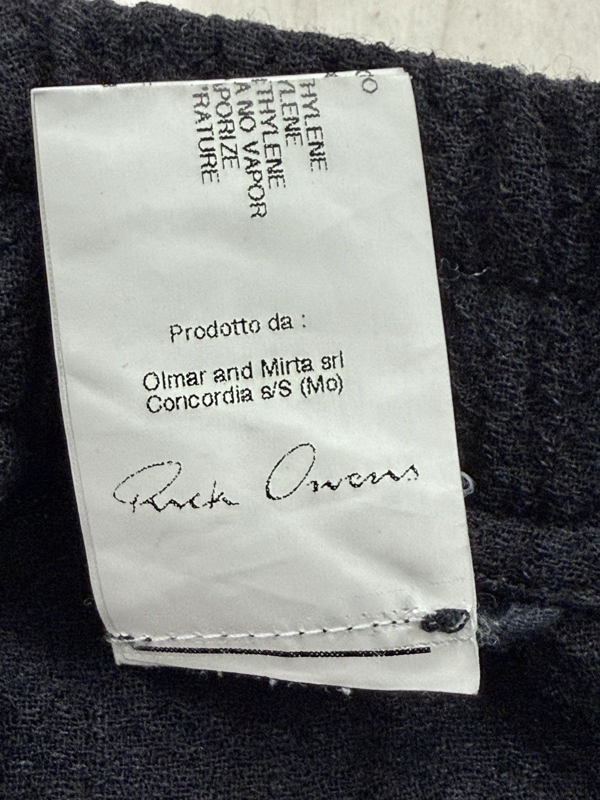 Rick Owens Rick Owens Black Hollywood Heavy Drawstring Trousers Size US 40 / EU 56 - 7 Thumbnail