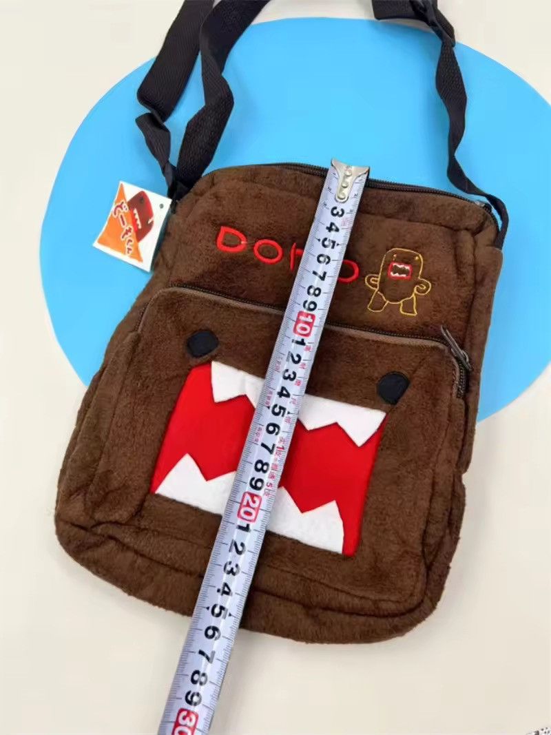 Japanese Brand Kawaii Domo Kun Plush Crossbody Bags Size ONE SIZE - 2 Thumbnail