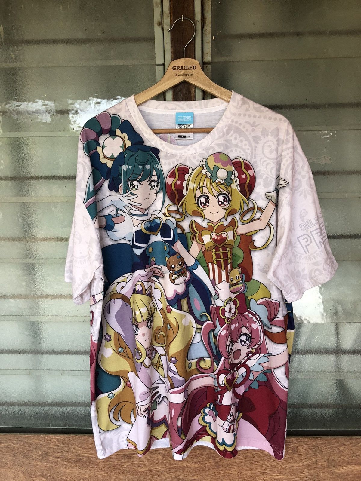 Anime Vintage Cospa Anime Delicious Party Pretty Cure Double Tee Size US XL / EU 56 / 4 - 1 Thumbnail