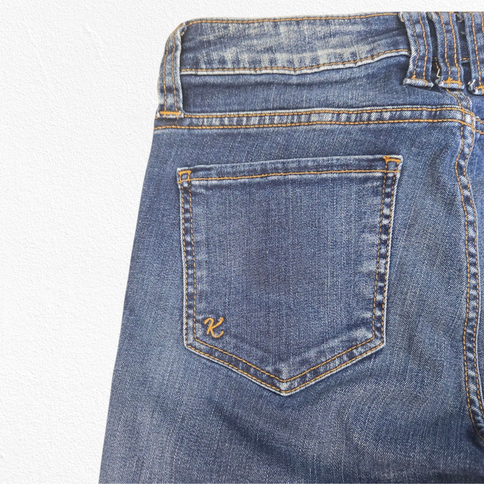 Other Dark Wash Skinny Mid Rise Ankle Slim Jeans Size 4S Size 27" / US 4 / IT 40 - 9 Thumbnail