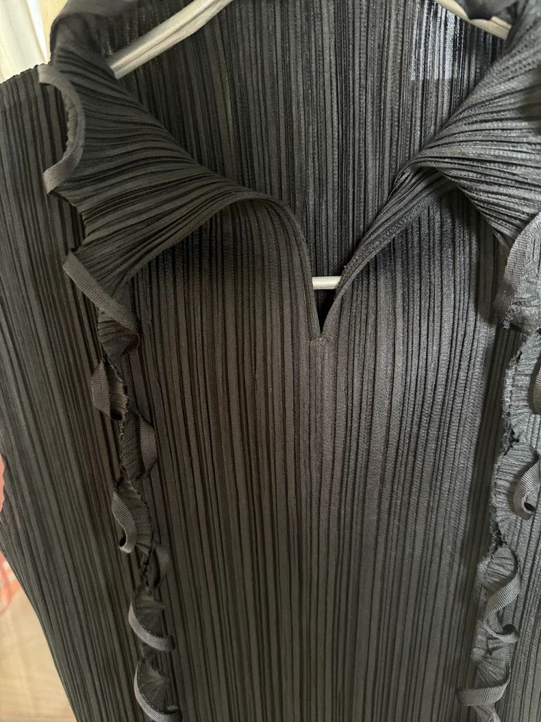 Issey Miyake Issey Miyake size:3 Black pleated vest Size S / US 4 / IT 40 - 2 Thumbnail