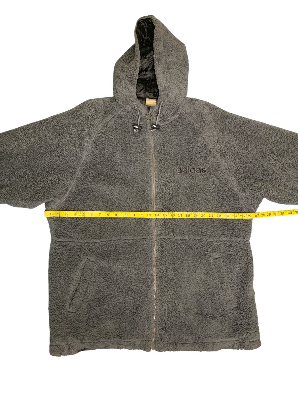 Adidas Rare Design Vintage Adidas Fleece Zip up Hoodie Size US XL / EU 56 / 4 - 12 Thumbnail