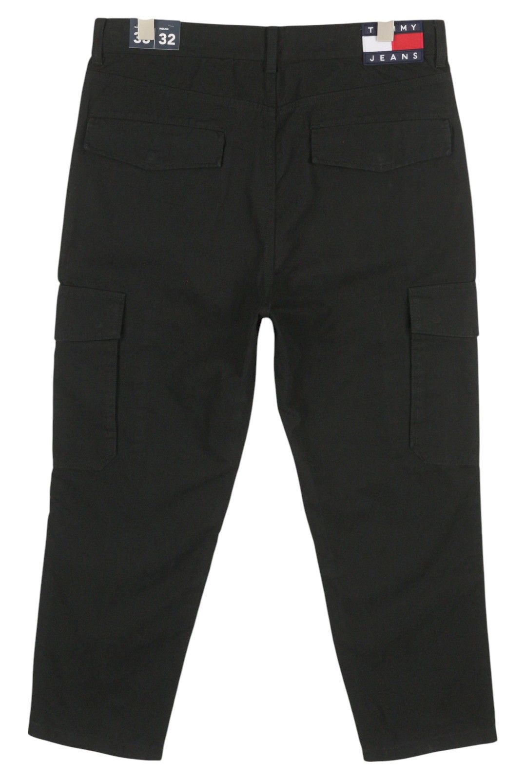 Tommy Hilfiger SKATER CARPENTER W33/L32 Black Cargo Zip Fly 85132 Size US 33 - 2 Thumbnail