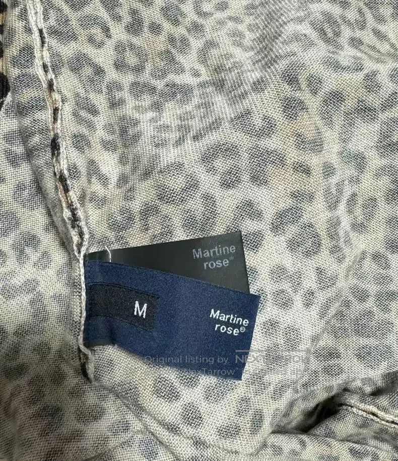 Martine Rose Martine Rose leopard print wool T-shirt. Size US M / EU 48-50 / 2 - 4 Thumbnail
