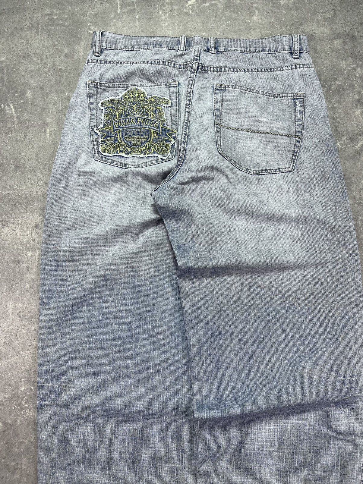 Pelle Pelle Pelle Pelle Big Patch Logo Lightweight Baggy Denim Jeans 36 Size US 36 / EU 52 - 12 Thumbnail