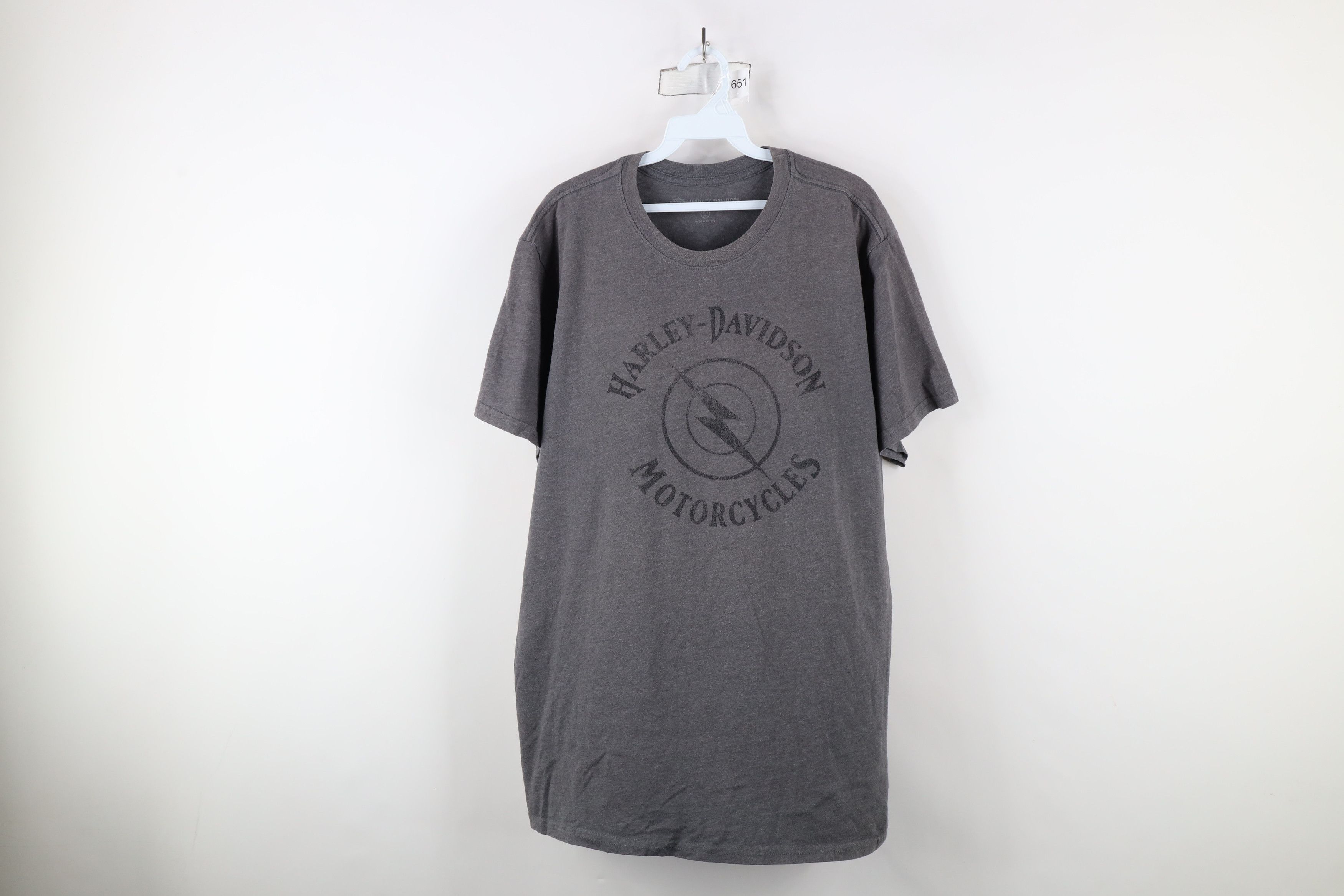 Harley Davidson × Vintage Vintage Y2K Harley Davidson Lightning Bolt T-Shirt Size US XL / EU 56 / 4 - 1 Thumbnail