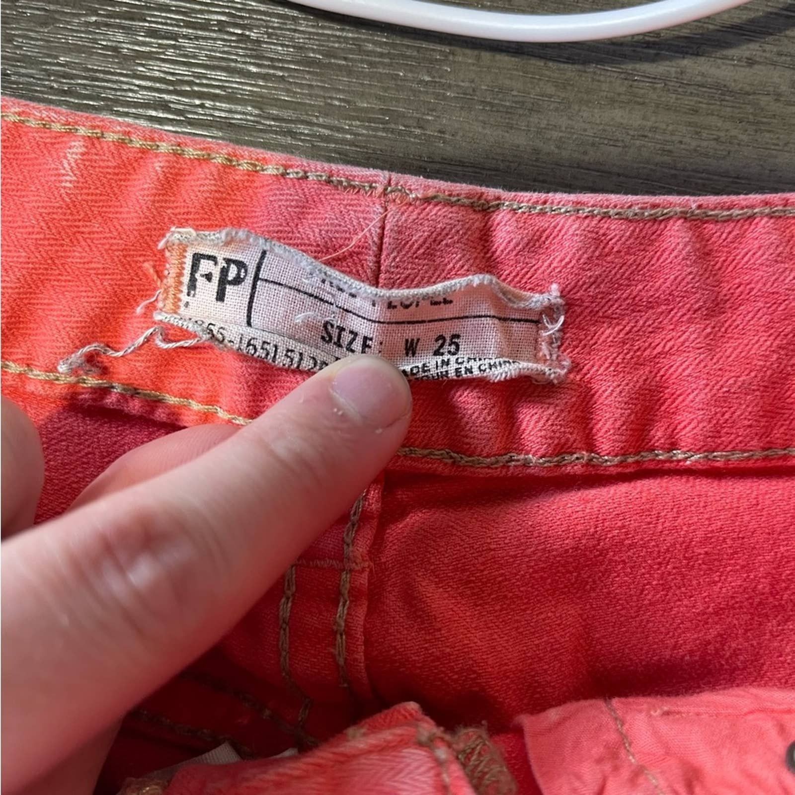 Free People Free People Coral Ankle Zip Stretch Skinny Slim Jeans 25 Size 25" / US 0 / IT 36 - 7 Thumbnail