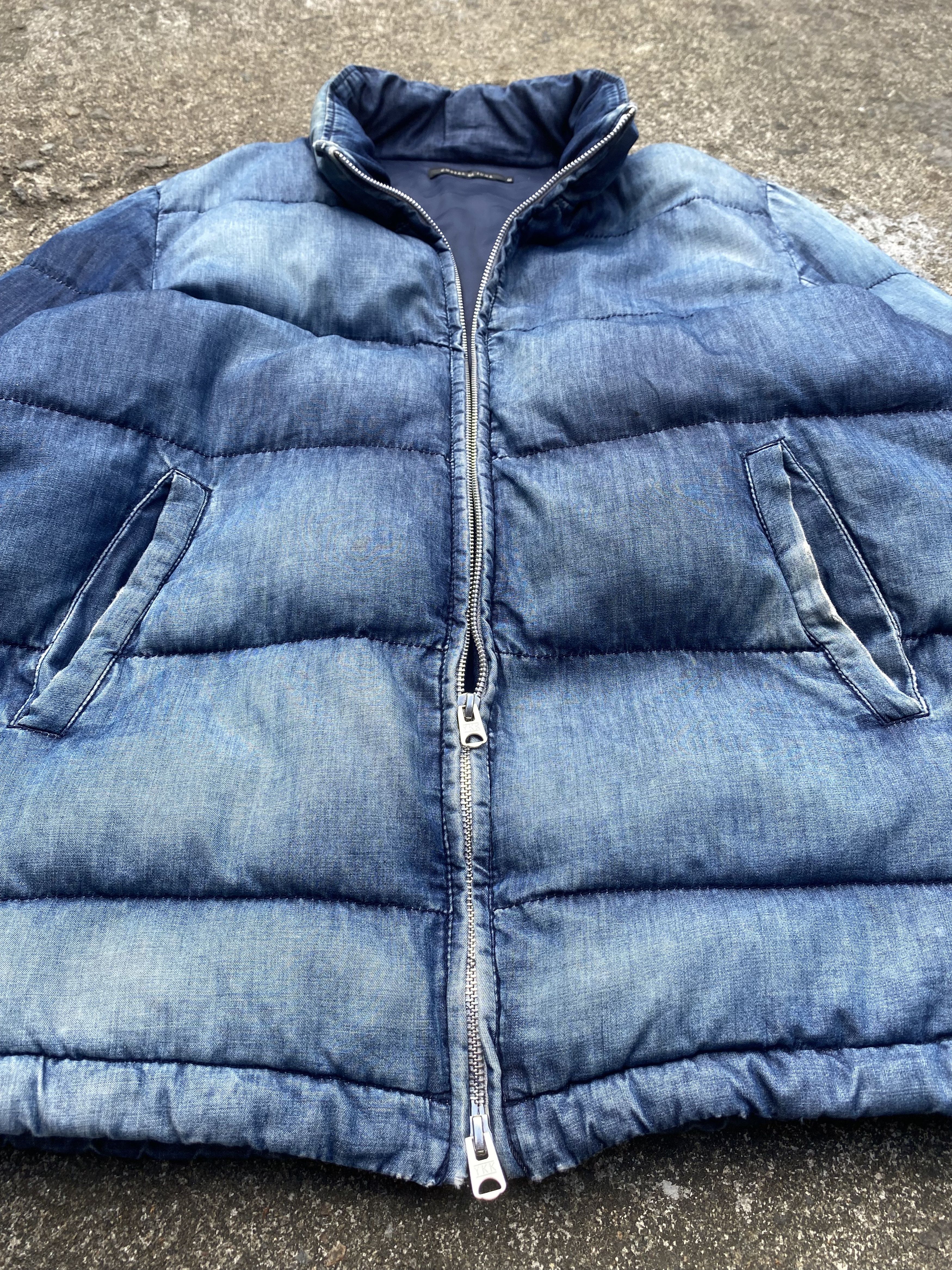 GOSTAR DE FUGA Rare Gostar De Fuga Denim Padded Puffer Jacket Size US L / EU 52-54 / 3 - 2 Thumbnail