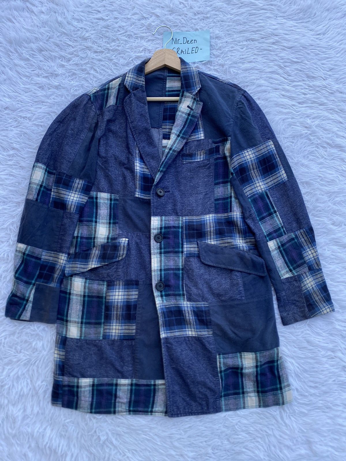 Beams Plus Vintage BEAMS Checkered Jacket Size US L / EU 52-54 / 3 - 1 Thumbnail