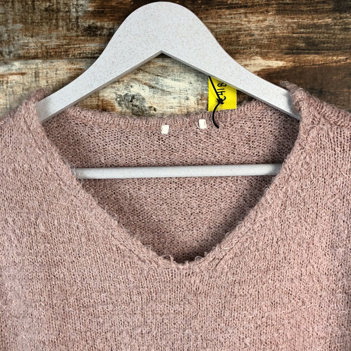 Homespun Knitwear × Japanese Brand DLL Japanese Brand Pink Mohair Knitwear #C418 Size M / US 6-8 / IT 42-44 - 9 Thumbnail